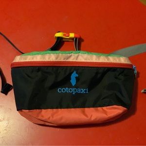 Cotopaxi color block hip bag/fanny pack